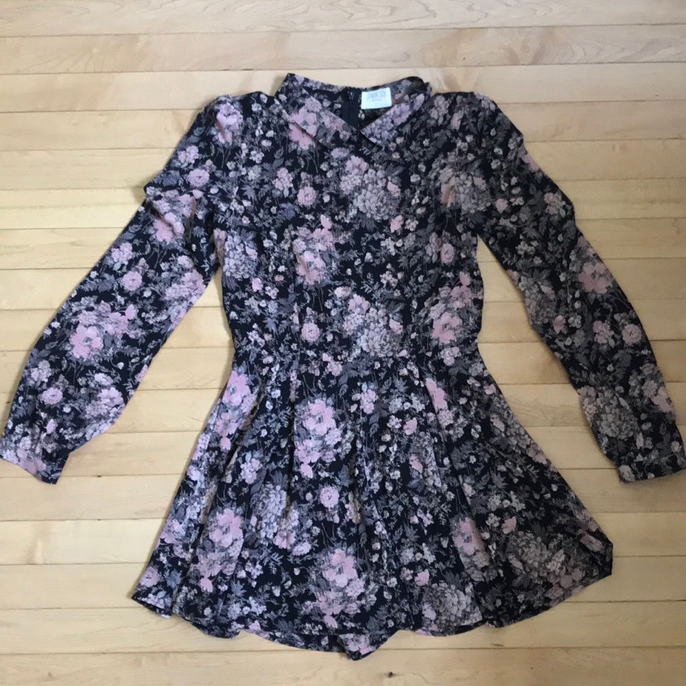 Sienna Sky Floral Long Sleeve & Shorts Romper